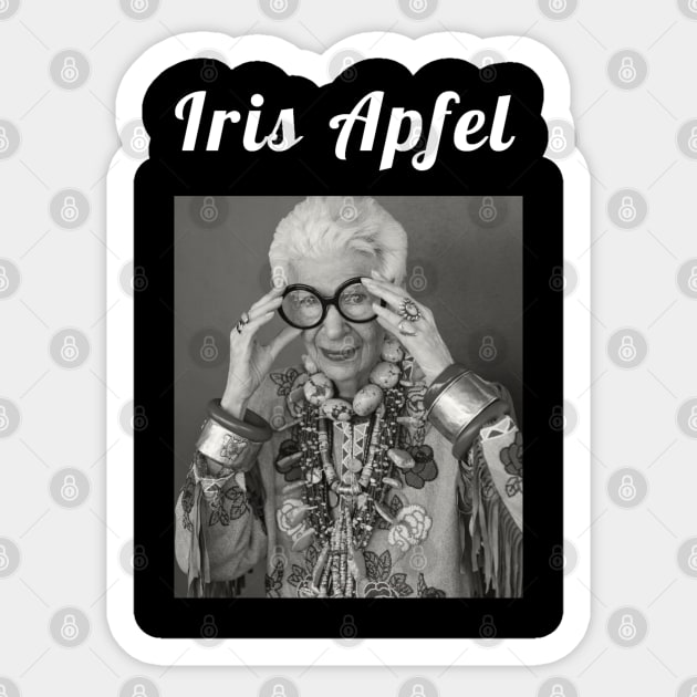 Iris Apfel / 1921 Sticker by DirtyChais